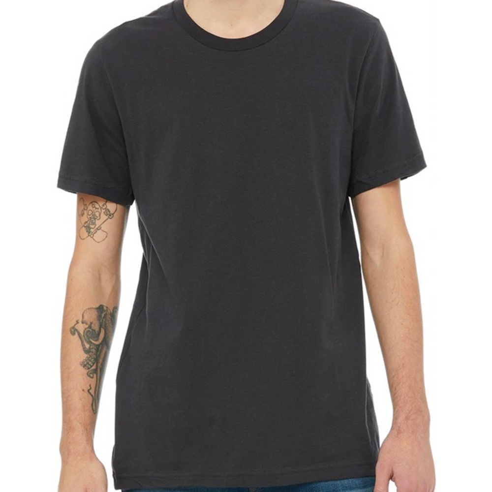 Unisex Jersey T-Shirt - dark gray - S, M, L, or XL